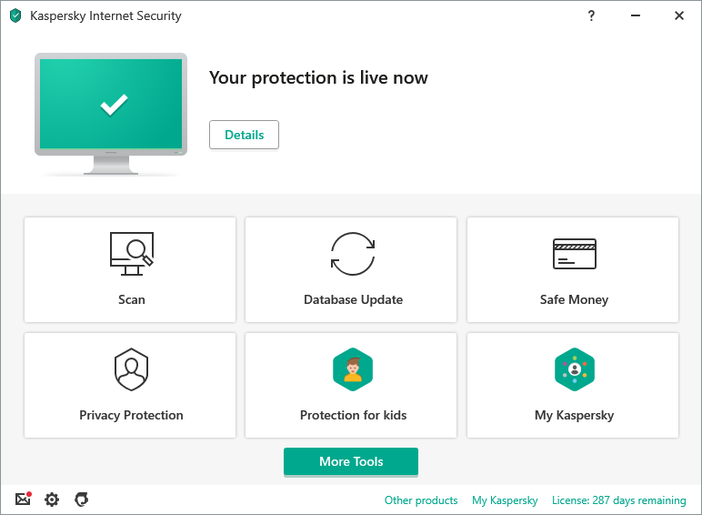 Kaspersky Internet Security Bind Key